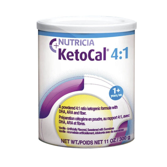 KetoCal 4:1 Powder Oral Supplement, Vanilla, 300 Gram Can - 101777-Single - LL Medico