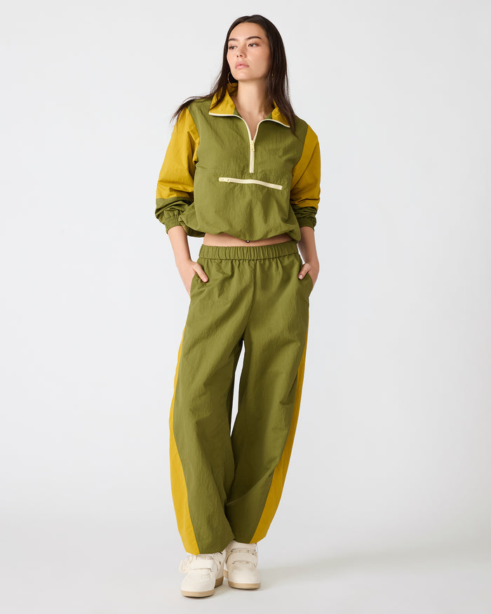 KHODA Cargo Collared Half-Zip Pullover Women's Jacket | Steve Madden