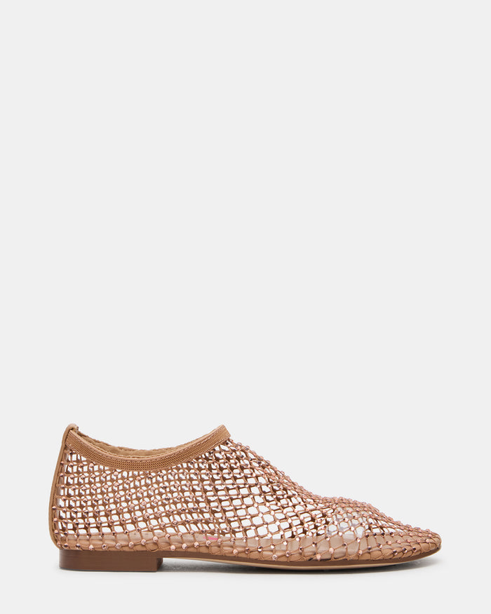 Kids' MINO Blush Mesh Rhinestone Girls' Ballet Flat | Steve Madden