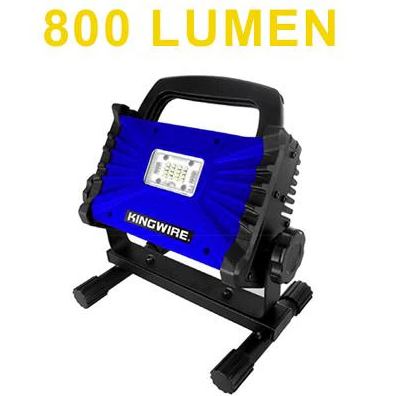 KingWire Rechargeable LED Work Light With H-Stand (Discontinued)