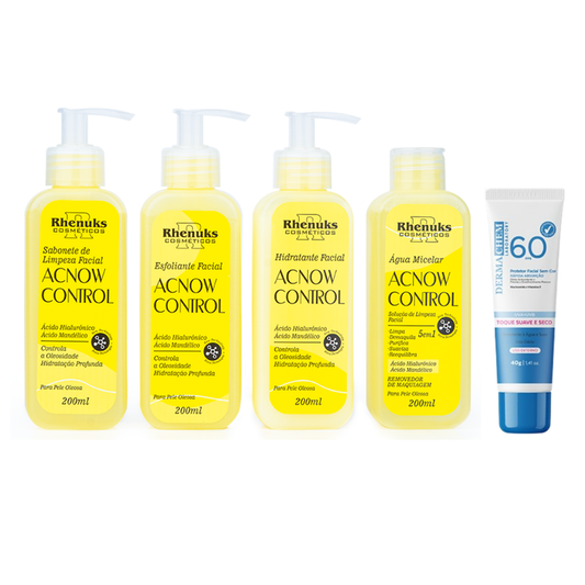 Kit SkinCare Acnow Control + Protetor Solar FPS 60 Dermachem