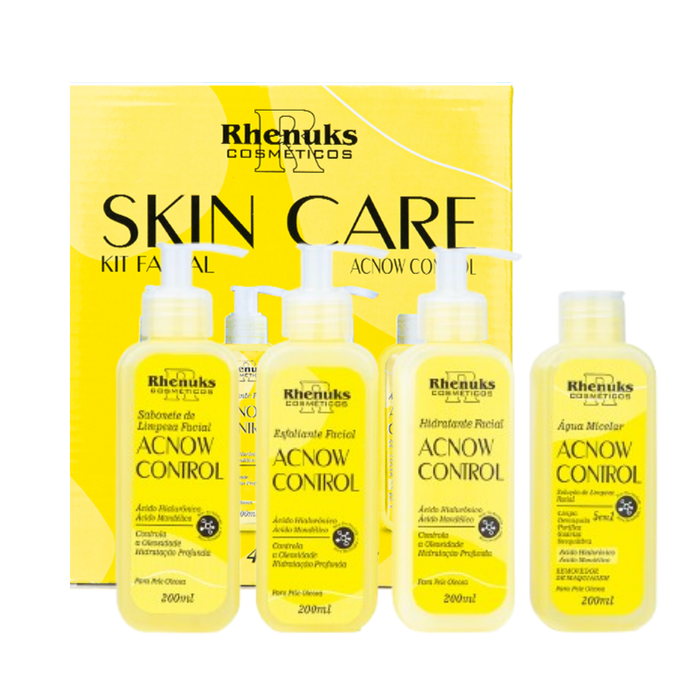 Kit Skincare Acnow Control + Sérum Peptídeos