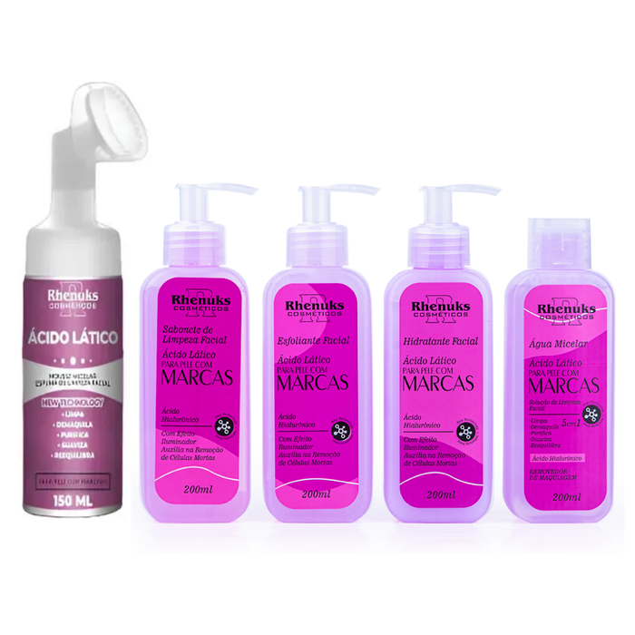 Kit SkinCare Anti Manchas Rhenuks Cosméticos + Espuma FacialAnti Manchas