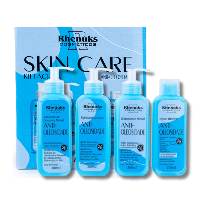 Kit Skincare Anti-Oleosidade Rhenuks
