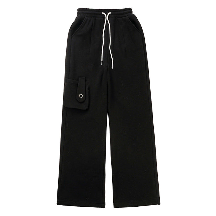 Fleece Straight Leg Pants / S