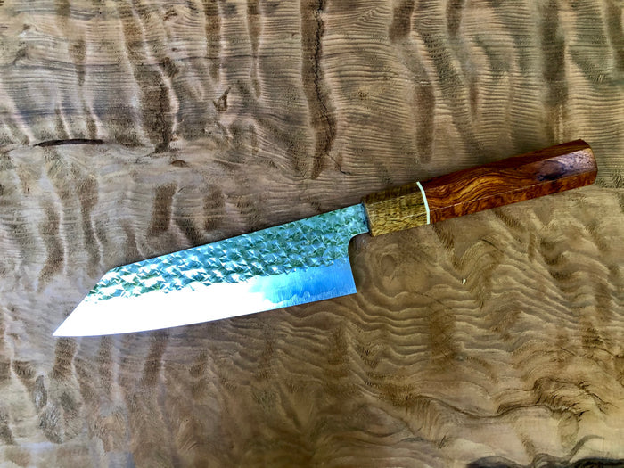 Kurosaki Senko 165mm Bunka Knife - SG2 : Custom Siamese Rosewood