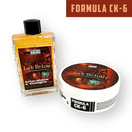 Lab Below Artisan Shave Soap & Aftershave Bundle | Ultra Premium CK-6 Formula | Formerly Known As Spice Trail North - Phoenix Artisan Accoutrements