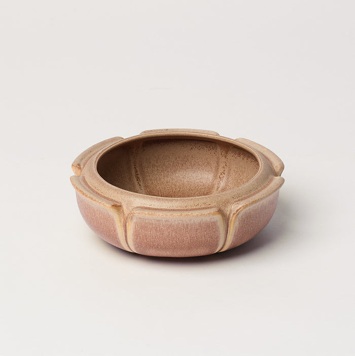 Large Flower Dish, Hazelnut