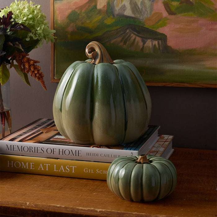 Large Pumpkin, Silver Sage