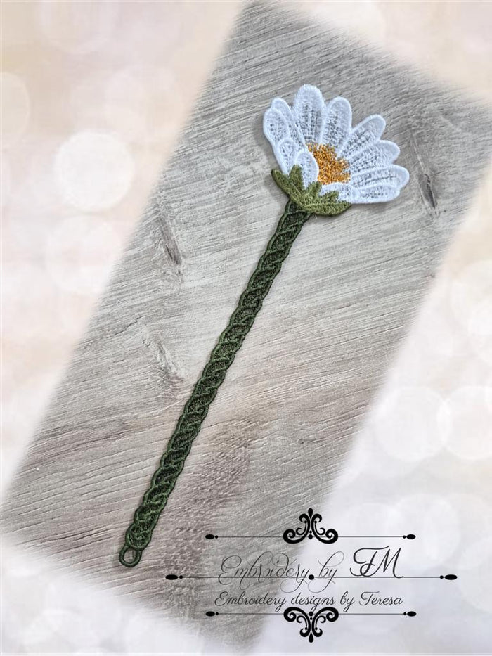 Large set Bookmark flowers TM / 5x7 hoop