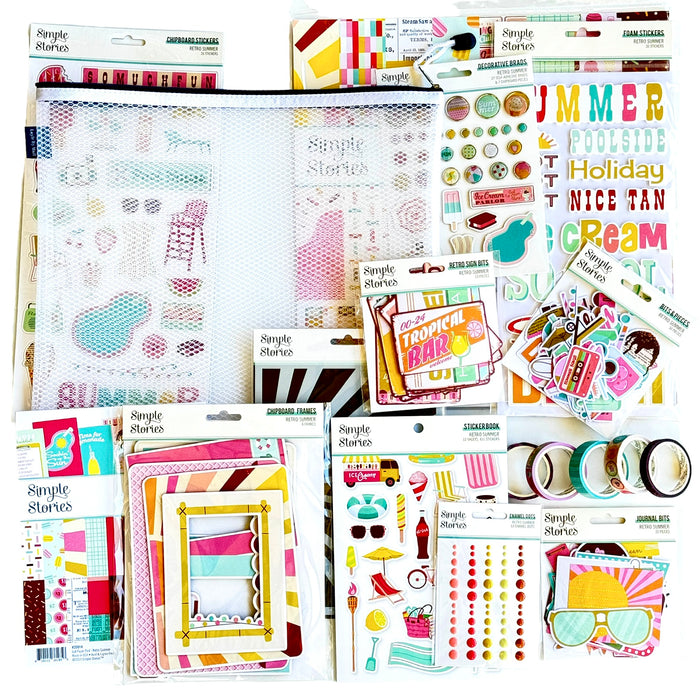 Layle By Mail | 13.5x13 Craft Storage Pouch - 4 Pack Bundle