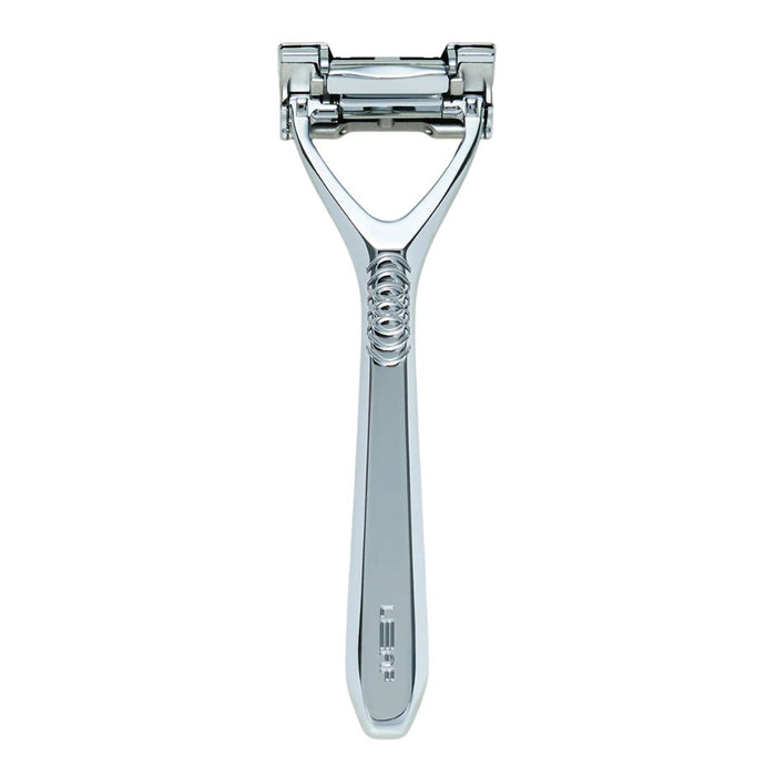 Leaf Shave 2-Blade Reusable Pivoting Safety Razor (10pk Blades)