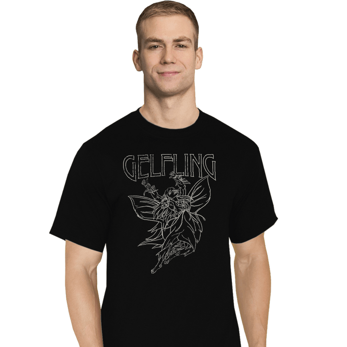 Shirts T-Shirts, Tall / Large / Black Led Gelfling