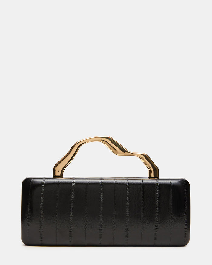 LEENA BAG BLACK EEL