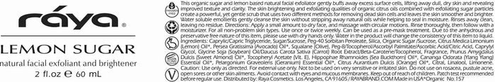 LEMON SUGAR SCRUB  (157) RAYA SPA - rayaspa