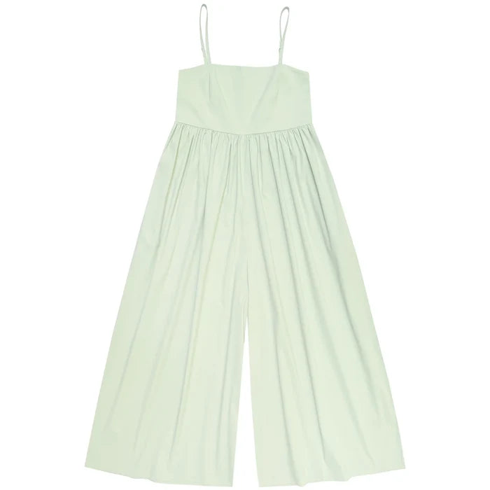 Light Mint Seersucker Full Jumper