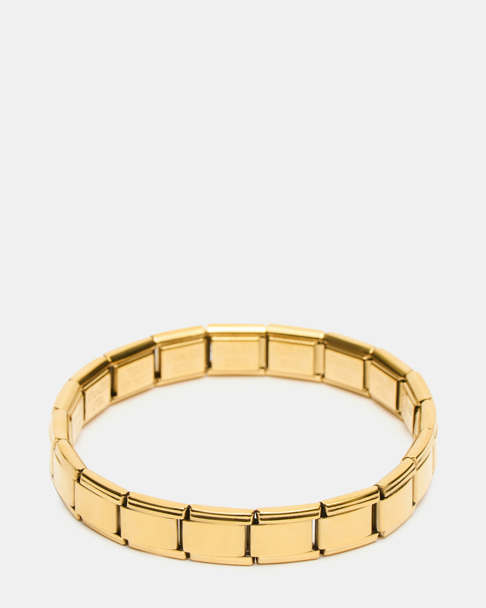 LINK Gold Stretch Bracelet | Steve Madden