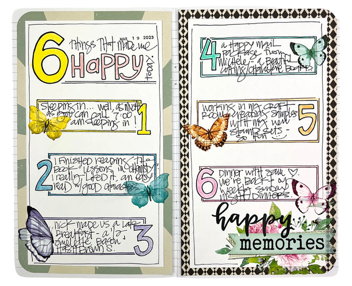 List Builder - Christine Numbers Small 3x4 Stamp Set