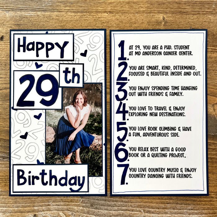 List Builder - Christine Numbers Small 3x4 Stamp Set