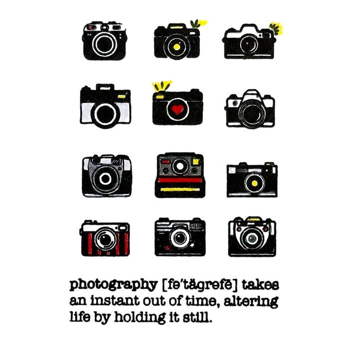 List Builder - Mini Icons - Photography 3x3 Stamp Set