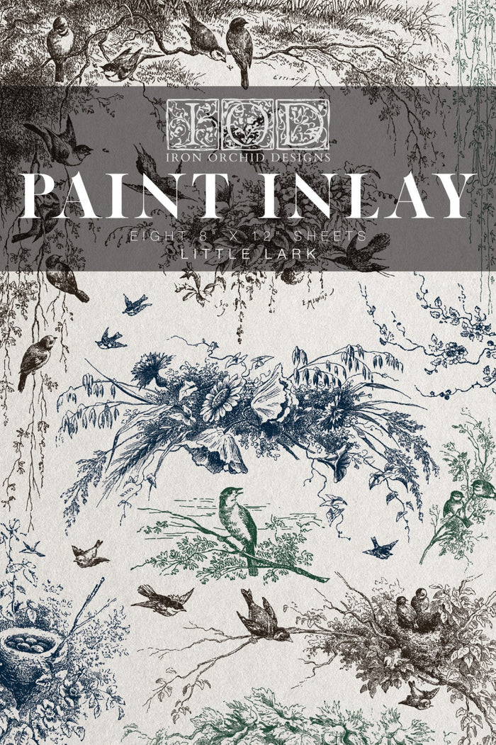 Little Lark Paint Inlay by IOD