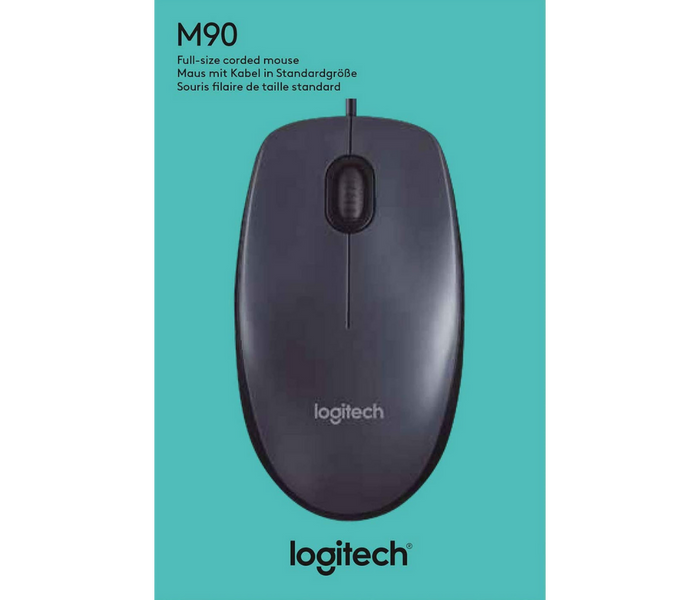 Logitech M90 Corded Mouse - Image 2 - Office R Us