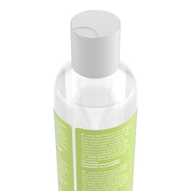 Lubrifiant LOVEE Aloe Pleasure, pe bază de apă, formulă naturală cu aloe vera, compatibil cu prezervative, 150 ml