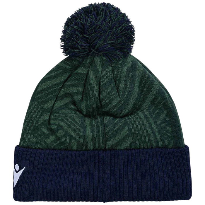 Macron Connacht Rugby 2025/26 Adults Pom-Pom Beanie Hat Back View