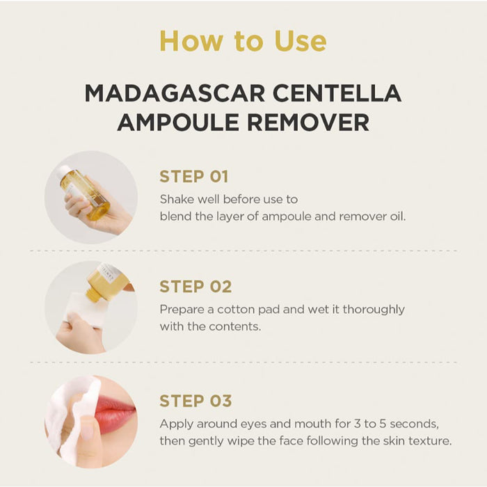 Madagascar Centella Ampoule Remover - Korean-Skincare