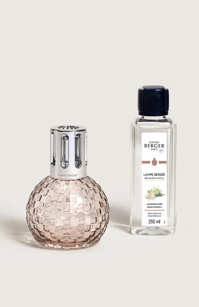Maison Berger (Lampe Berger) Disco Lampe & Black Angelica - Blush Pink