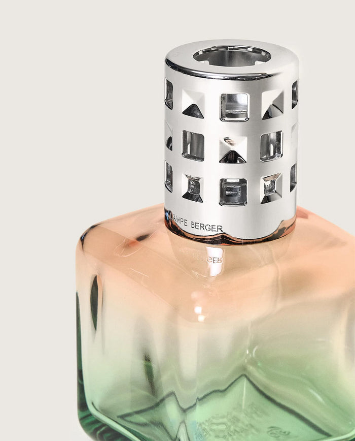 Maison Berger (Lampe Berger) Glaçon Lampe & Ocean Breeze - Peach~Green Gradiant
