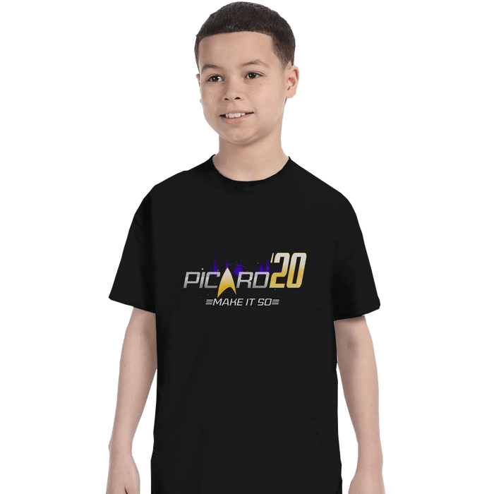 Shirts T-Shirts, Youth / XL / Black Make It So