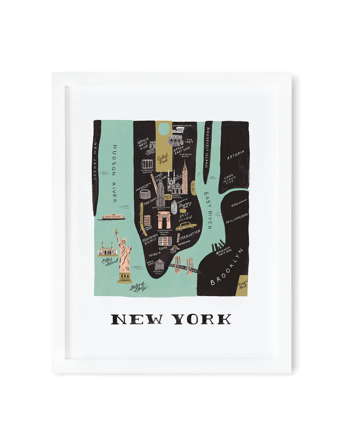 Manhattan Art Print: 8x10