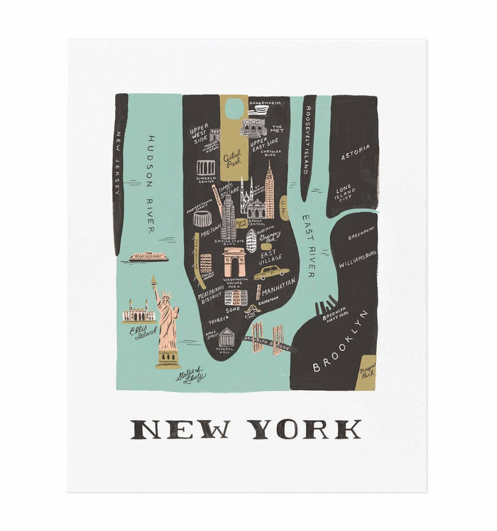 Manhattan Art Print: 8x10
