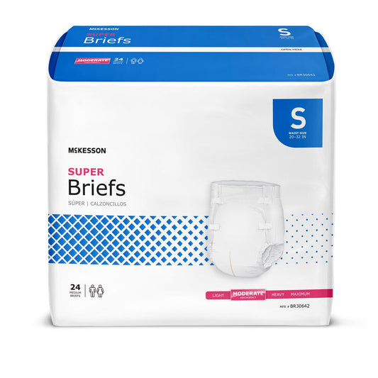McKesson Adult Briefs, Super - BR30642-Pack - LL Medico