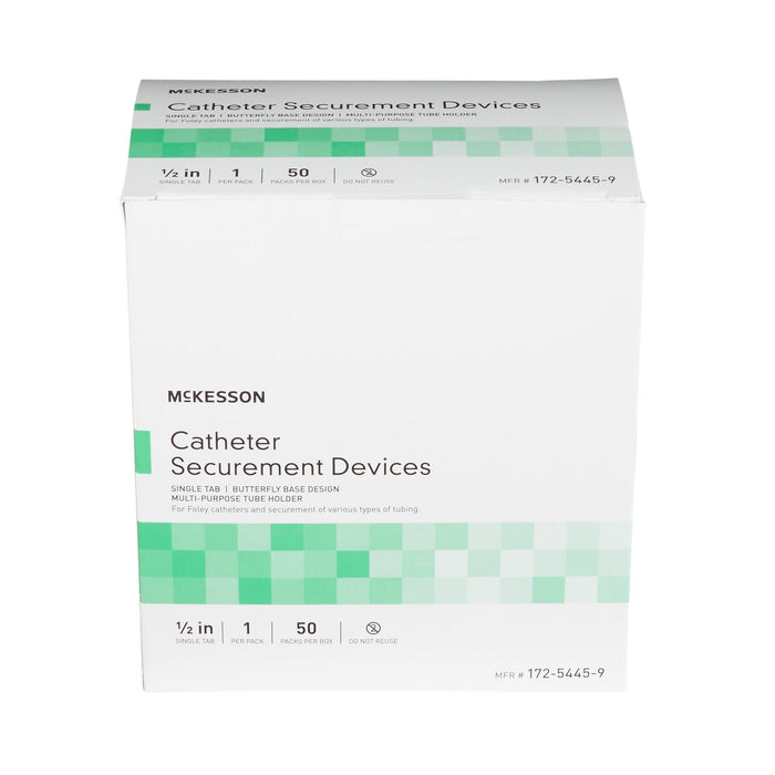 McKesson Catheter Securement Device, Single Tab, 1/2 In
