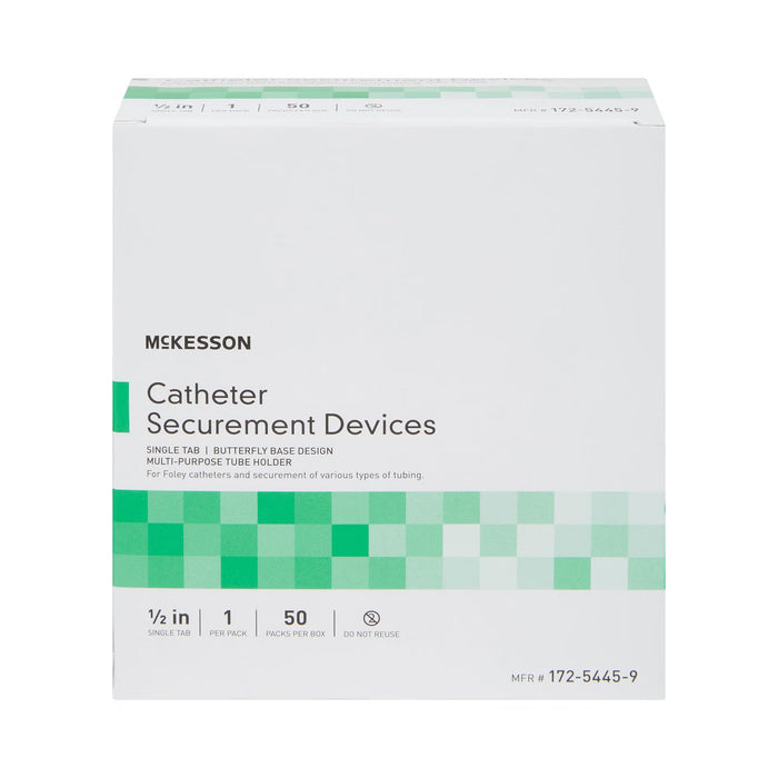 McKesson Catheter Securement Device, Single Tab, 1/2 In