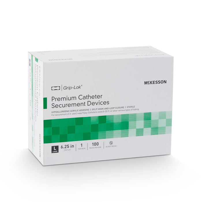 McKesson Grip-Lok Premium Catheter Securement Device, Large, 6.25 In