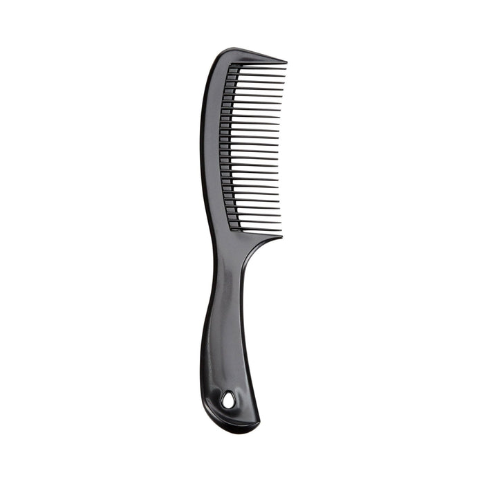 McKesson Handle Comb, Plastic, Black, 8.5"