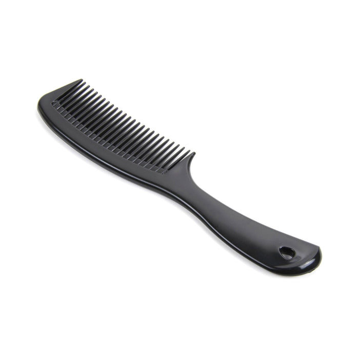 McKesson Handle Comb, Plastic, Black, 8.5"