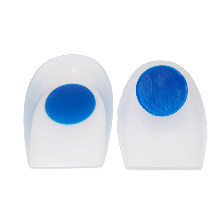 McKesson Heel Cups Silicone Gel, Blue/White - 611-81103-Case - LL Medico