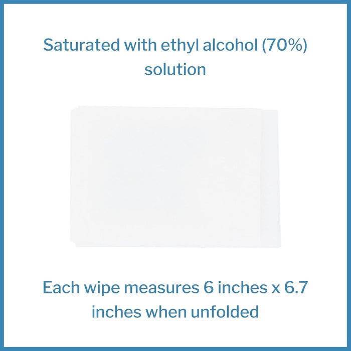 McKesson Instant Hand Sanitizing Wipes, 6" x 6.7"