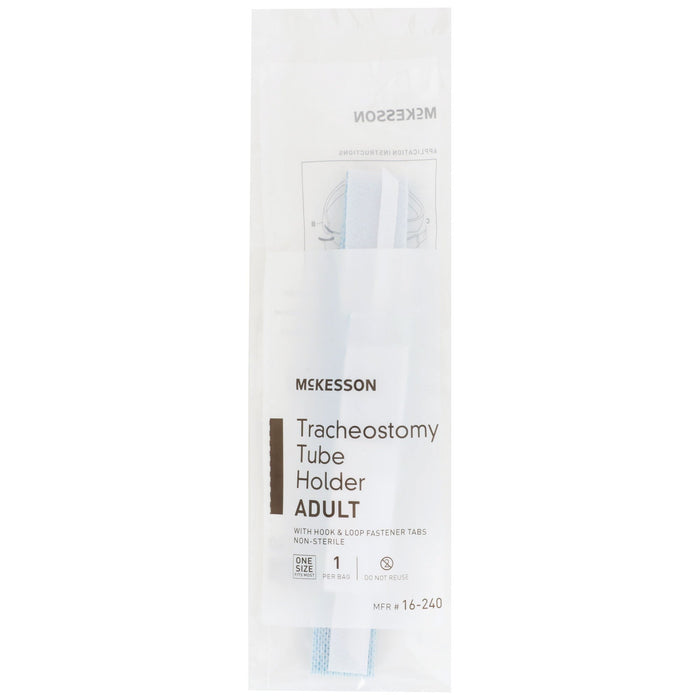 McKesson Tracheostomy Tube Holder, One Size Fits Most, 10 Count - 16-240-Single - LL Medico