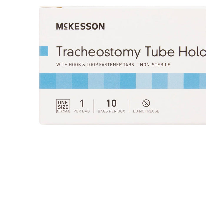 McKesson Tracheostomy Tube Holder, One Size Fits Most, 10 Count - 16-240-Single - LL Medico
