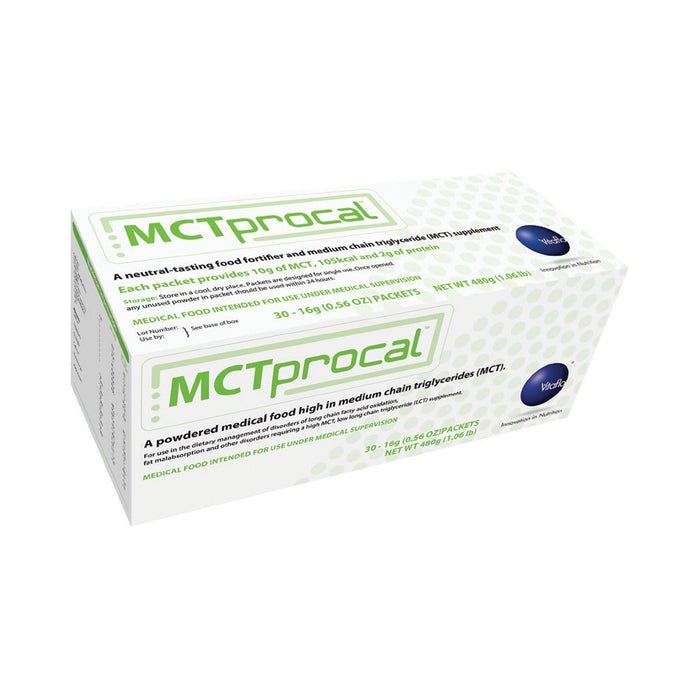 MCTprocal Oral Supplement Powder, Unflavored, 16 Gram Packet - 812539021582-Single - LL Medico