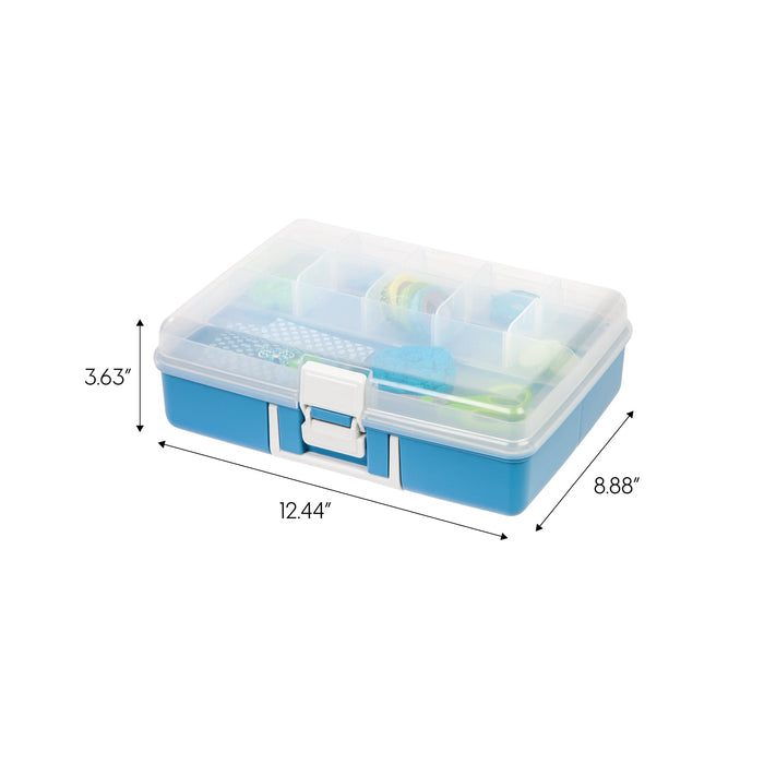 Medium Embellishment Organizer, 2 Pack, Blue - IRIS USA, Inc.