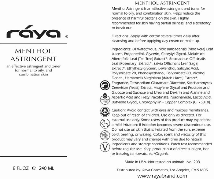 RAYA SKIN CARE T-ZONE KIT (K-4) RAYA SPA - rayaspa
