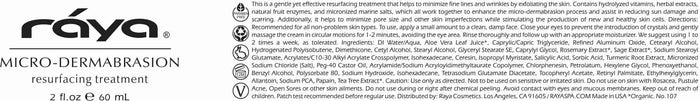 MICRODERMABRASION CREAM (107) RAYA SPA - rayaspa