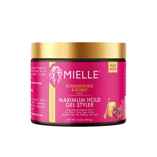 Mielle Pomegranate Honey Maximum Hold Gel Styler 16oz