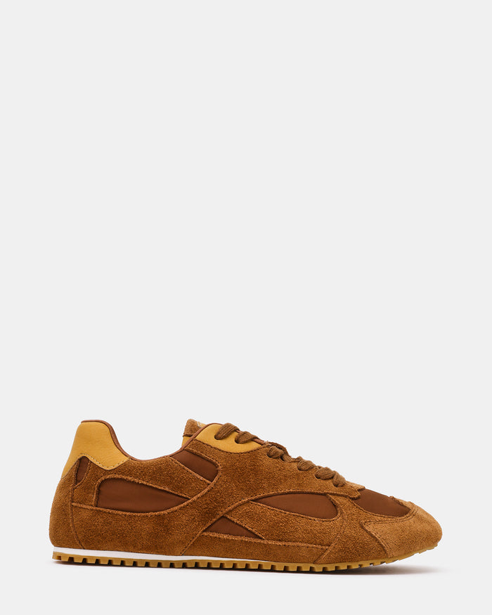 MILA Chestnut Low-Top Lace-Up Women's Sneaker | Steve Madden